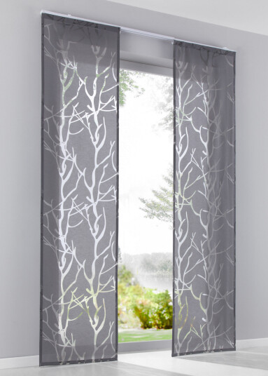 bonprix Panelgardin (1-pack) 1 (H/B: 145/57 cm),2 (H/B: 175/57 cm),3 (H/B: 225/57 cm),4 (H/B: 245/57 cm) grå