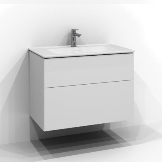 Svedbergs Poem Plan Servantskap D45 med 2 Skuffer Hvit / 80cm
