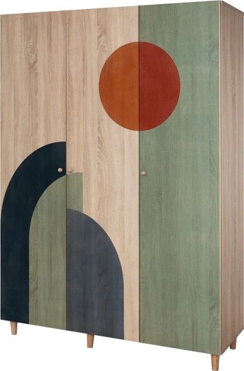 Gladfield Garderobe 135x192 cm - Natur