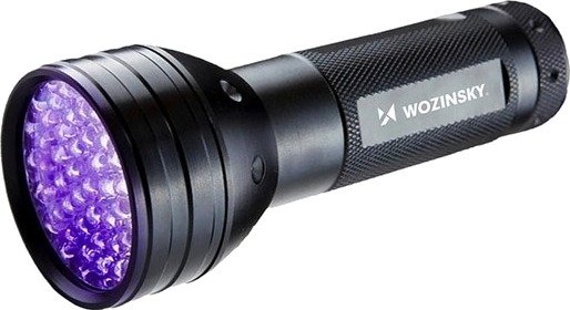 Wozinsky Lommelykt WLT-51L IP65 UV for Trace Detection Svart