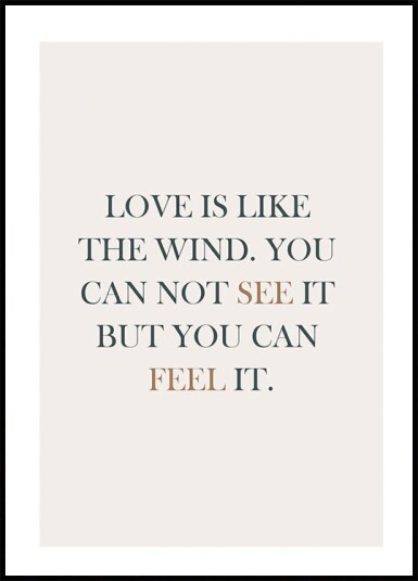 Like The Wind Plakat Plakat / 70x100cm