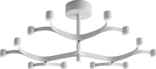 Fronda PHASE CUT Plafond Ø83 Hvit