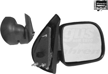 VAN WEZEL 4310806 Sidespeil