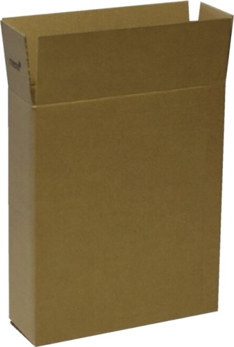 Bølgepapkasse Master"in Indre Dim: 315 X 106 X 365 Mm 2 Lags,Eb Flute 7.000 Mm Fefco 0201 Brun   25 Stk.