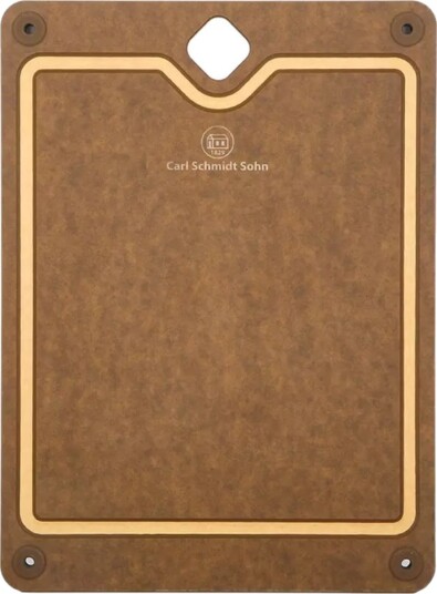 Carl Schmidt Celle skjærebrett   29 cm Brun