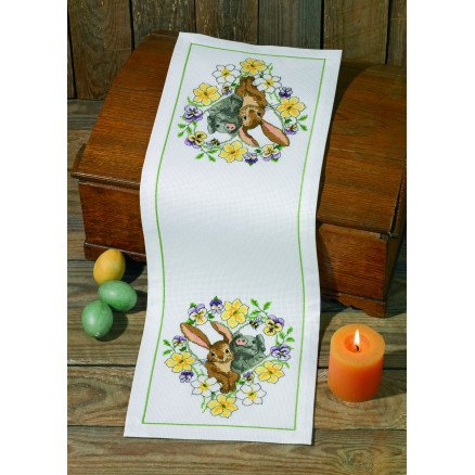 Permin Broderisett New Friends 24x68cm