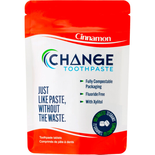 Xylitol Tannpasta Tabletter CHANGE Cinnamon 195 stk.