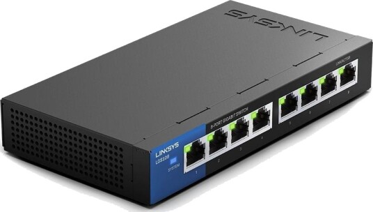 LINKSYS BY CISCO Unmanaged Gigabit Switch 8-port LINKSYS BY CISCO Unmanaged Gigabit Switch 8-port