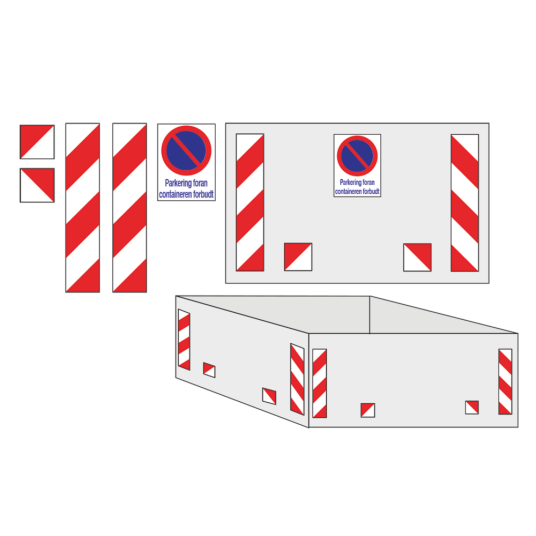 Containerafmærkning Sæt Containerafmærkning Sæt