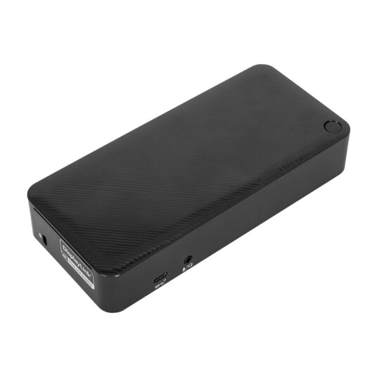 Targus USB C Universal DV4K dockingstasjon med 100 W strømforsyning