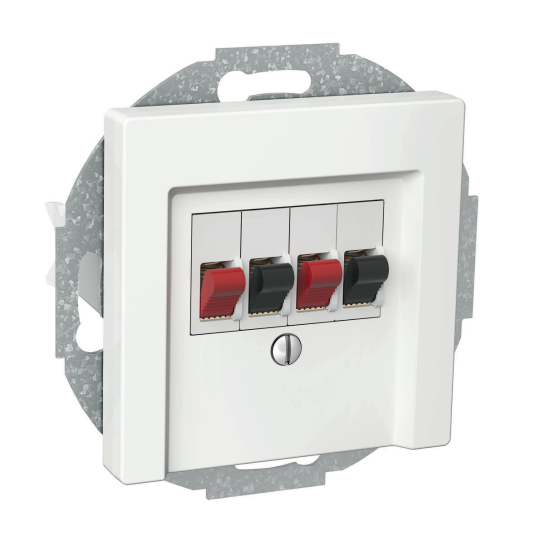 Schneider Electric WDE002915 Høyttaleruttak 76 x 62 x 76 mm Hvit Radio & audioutstyr
