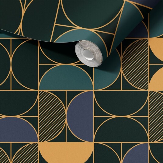 Namly Design Contact Paper Geometrisk Design / Peel and Stick CPRRZC1TB