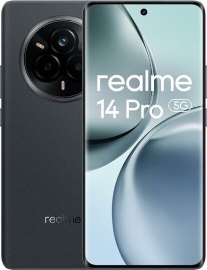 Realme 14 Pro 5G Smarttelefon 6.77" AMOLED 8GB/256GB Grå Realme 14 Pro 5G Smarttelefon 6.77" AMOLED 8GB/256GB Grå