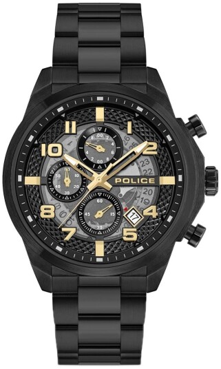 Police Herreklokke PEWGK0053902 Soul Grå/Stål Ø44 mm