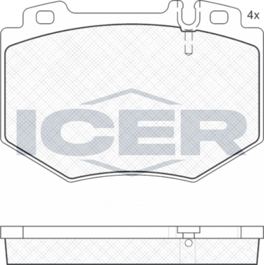 Bremseklosser sett ICER 181538