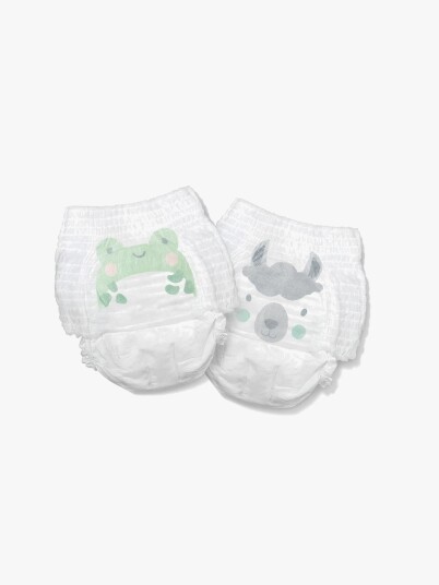 Kit & Kin Eco Nappy Pants White 18st Kit & Kin Eco Nappy Pants White 18st