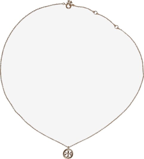 Tory Burch Icon Circle Pendant Necklace - TORY GOLD - One Size