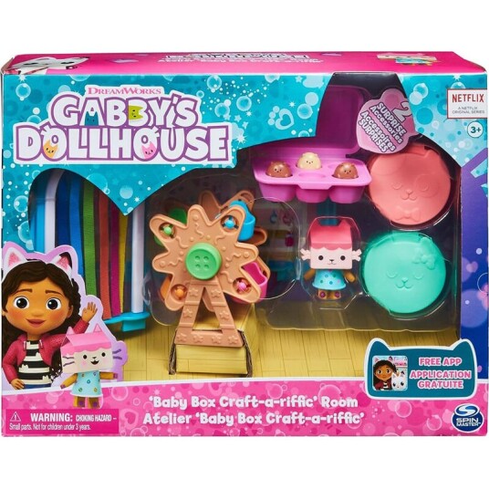 Gabbys Dollhouse Gabby'S Deluxe Rom Baby Box 'Craft-A-Riffic' Gabbys Dollhouse Gabby'S Deluxe Rom Baby Box 'Craft-A-Riffic'