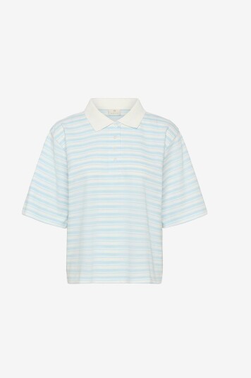 KAFFE Pologenser kaMiala Polo T shirt Hvit