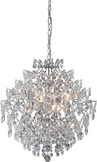 Rosendal Takpendel  Diameter 53 Cm  Krom