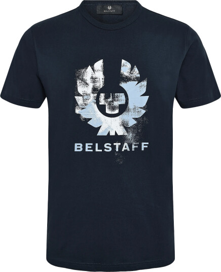 Belstaff Blur T Shirt Cotton Black Navy XL