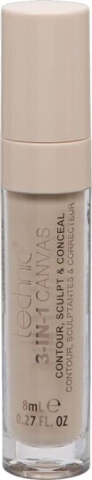 Technic 3-in-1 Canvas Liquid Concealer Porcelain 8 ml Technic 3-in-1 Canvas Liquid Concealer Porcelain 8 ml