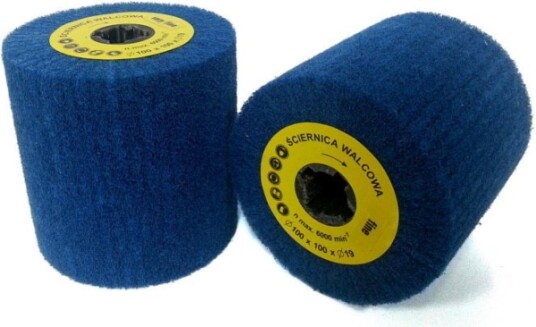 Glob Sylindrisk Klaffslipeskive Laget Av Zirkoniumfiber 100 X 100 X 19 Mm P40 Glob Slw 10019 Hard