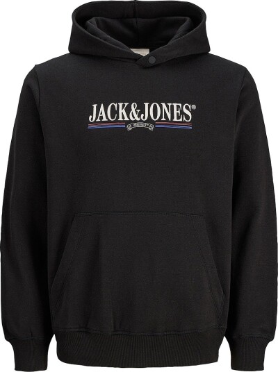 Jack & Jones Hettegenser Jorfrederiksberg Graphic Box Sh Jnr Svart