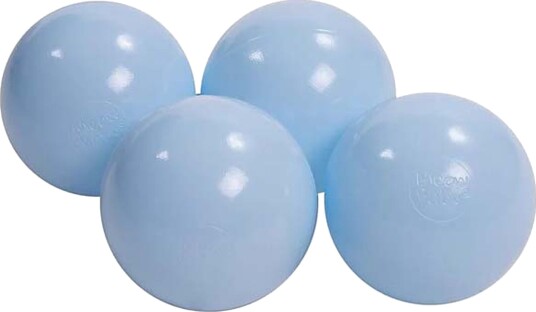 Meowbaby Myke Plastballer 7 cm For Ballhav 50 Stk Baby Blue