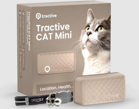 Tractive Gps Mini Til Katt Brun Tractive Gps Mini Til Katt Brun