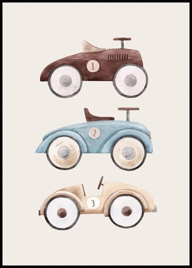 Toy Cars Plakat Plakat / 21x30cm