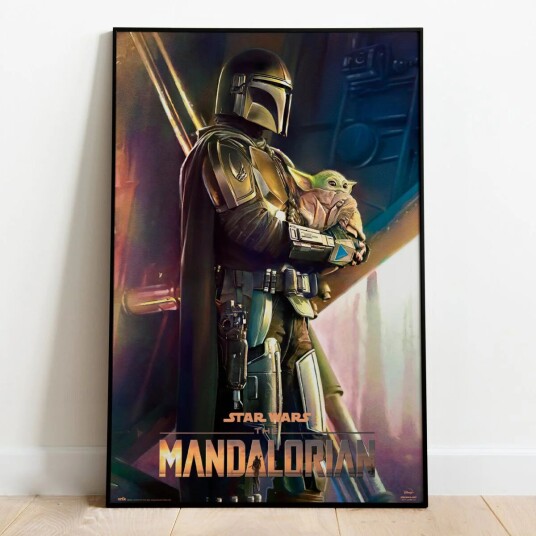Star Wars Plakat Mandalorian Clan of Two    91,5 x 61 cm