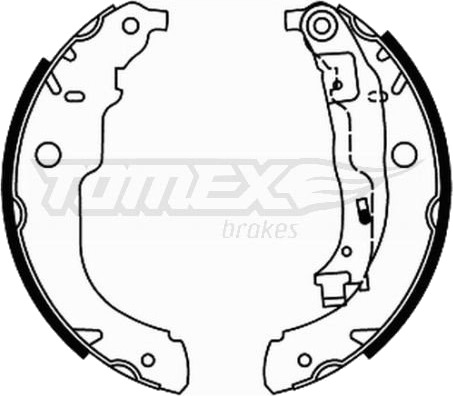 Bremsesko sett TOMEX Brakes TX 21 96