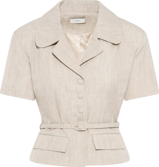 By Ic Dame Jakker Beige XS, By Ic Dame Jakker Beige XS,