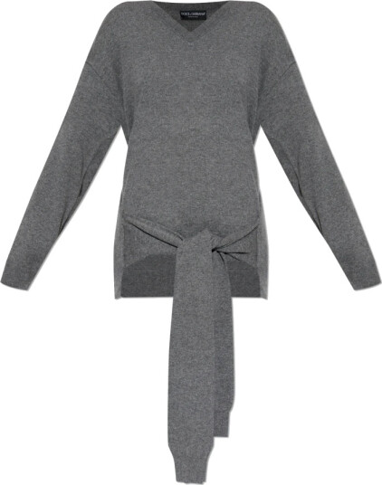 Dolce & Gabbana Dame Strikkevarer Grå XS,
