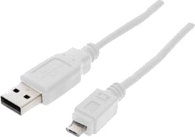Shiverpeaks Bs77180-W 0,5 M Usb A Micro-Usb B Usb 2.0 Hankjønn/Hankjønn Hvit
