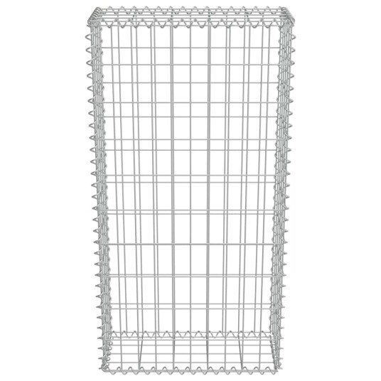 Gabion med topp- og bunndekke galvanisert stÄl 50x20x100 cm Gabion med topp- og bunndekke galvanisert stÄl 50x20x100 cm