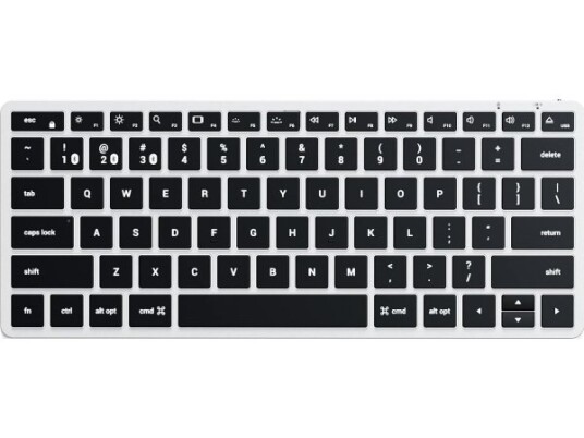 Satechi Slim X1 Bluetooth Tastatur USB C Sølv