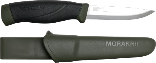 Morakniv 12210, Single/Enkelt, Jaktkniv, Drop Punkt, Kull Stål, Termoplastisk Elastomer (Tpe), Grønn