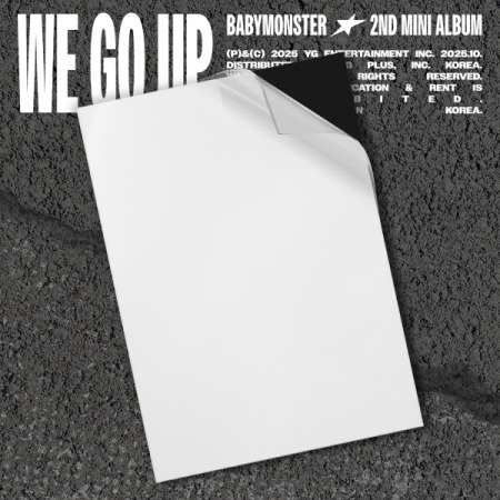 BabyMonster We Go Up We Version incl. 72pg Photobook, Folded Poster, 6 Selfie Photocards, Inclusion Envelope, 2 Logo Stickers + Photo Sticker CD BabyMonster We Go Up We Version incl. 72pg Photobook, Folded Poster, 6 Selfie Photocards, Inclusion Envelope, 2 Logo Stickers + Photo Sticker CD