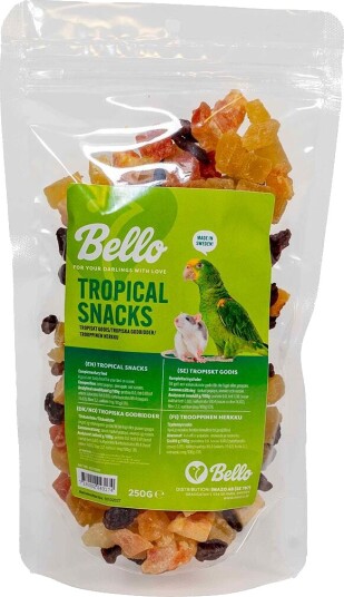 Bello Tropisk Godbit til Smådyr & Fugl 250g