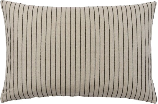 Broste Copenhagen Karen putetrekk Light beige black 40x60 cm