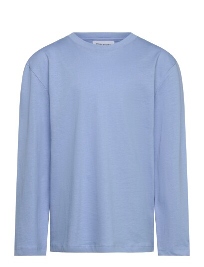 Enkel Studio Basic O Neck Tee L/S Blue 146