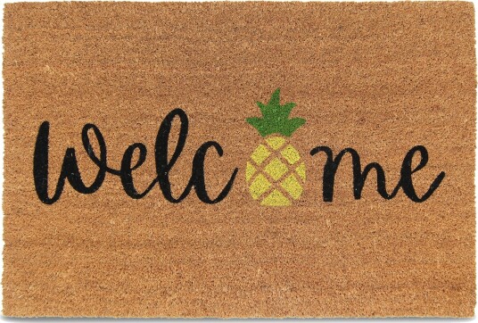 Dørmatte Pineapple natur Størrelse: 60 x 90 cm Dørmatte Pineapple natur Størrelse: 60 x 90 cm