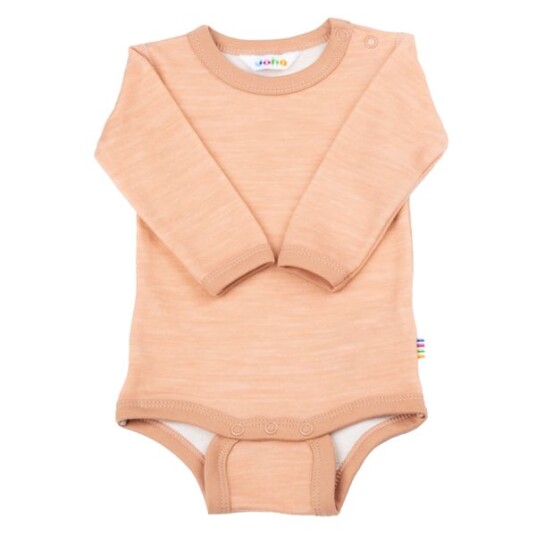 Joha Scarecrow ull/bambus ensfarget body - korall Joha Scarecrow ull/bambus ensfarget body - korall