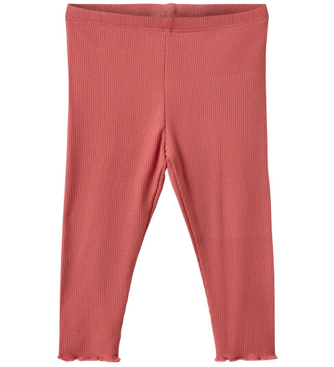 Sofie Schnoor Leggings Rib Coral Pink Sofie Schnoor 2 år (92) Leggings Rosa