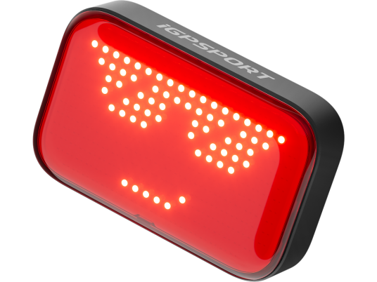 iGPSPORT Expression baklys med display 30 Lumen