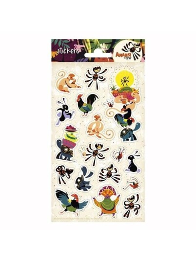 Totum Sticker sheet Anansi the Spider Totum Sticker sheet Anansi the Spider