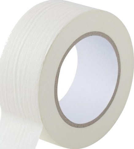 Toolcraft 93038C190 Crepebånd Hvit L X B 50 M X 50 Mm   1 Stk