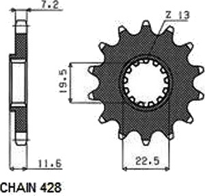 SUNSTAR 220-16 Kjededrev